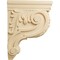 Ekena Millwork 4"W x 10 1/2"D x 14"H Large Hudson Acanthus Wood Corbel, Maple CORW04X11X14HDMA - alternate 2